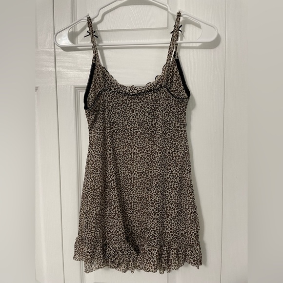 Y2K Mesh Cheetah Print Nightie - Picture 3 of 4